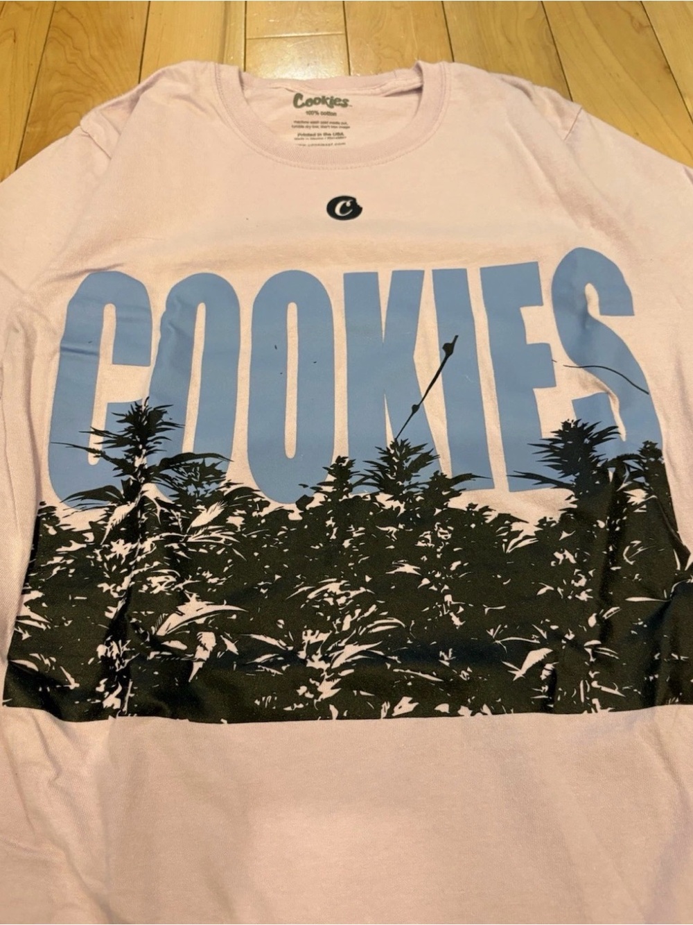 Cookies Clothing T-Shirt Lavender Farm Streetwear Size Small Stoners of America - Picture 3 of 8